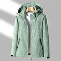 Women's Rain Jacket – Waterproof Standard Fit – Adjustable Hood – Zipper Pockets