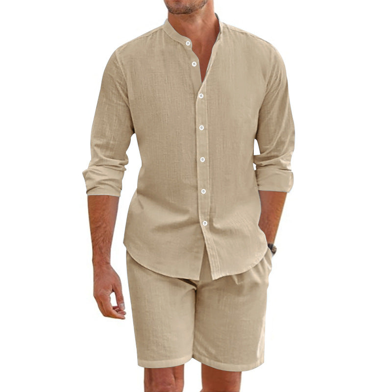 Light Linen Blend Relaxed Fit Set