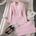 Women's Blazer – Tailored Fit – Double Breasted – Elegant Gold Buttons – Classic Cut