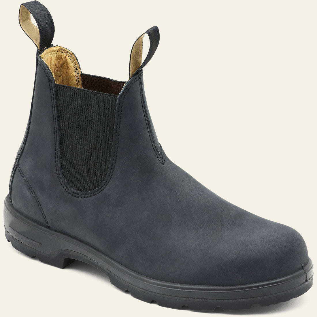 Unisex Chelsea støvler – Læder – Ankelhøje – Slip-on – Elastikpaneler – Slidstærk sål