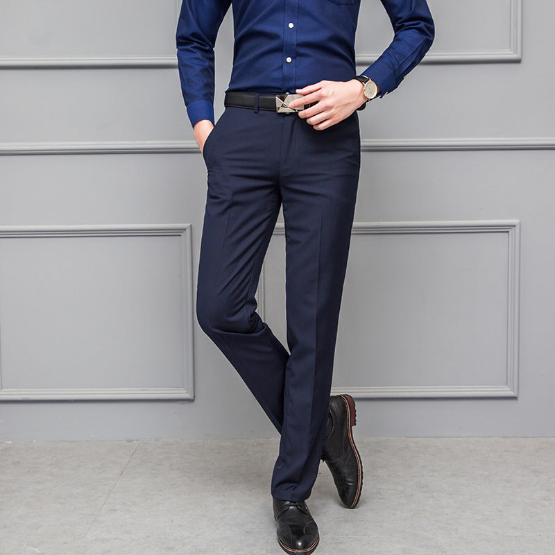 Non-Iron Stretch Slim Fit Trousers