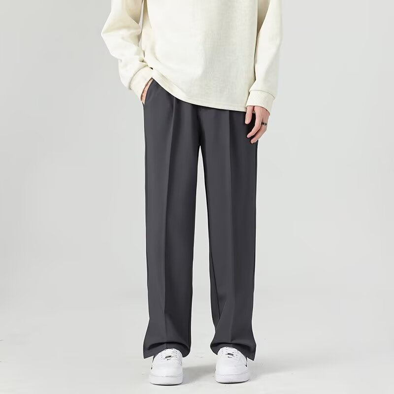 Soft Drape Tapered Ankle Length Trousers