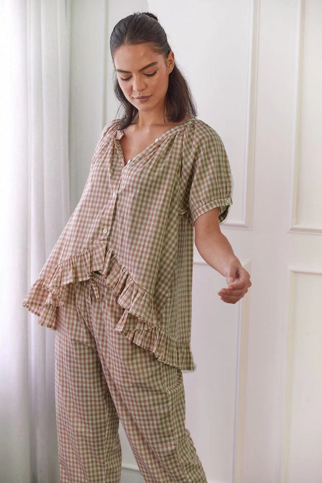 Cotton Set with Shirt and Pants