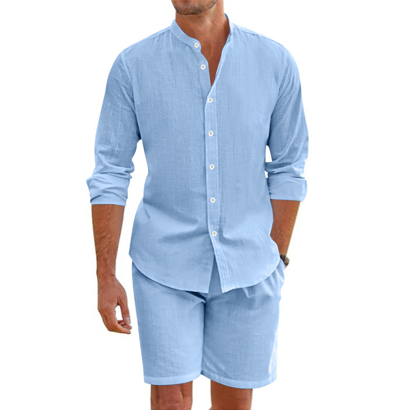 Light Linen Blend Relaxed Fit Set