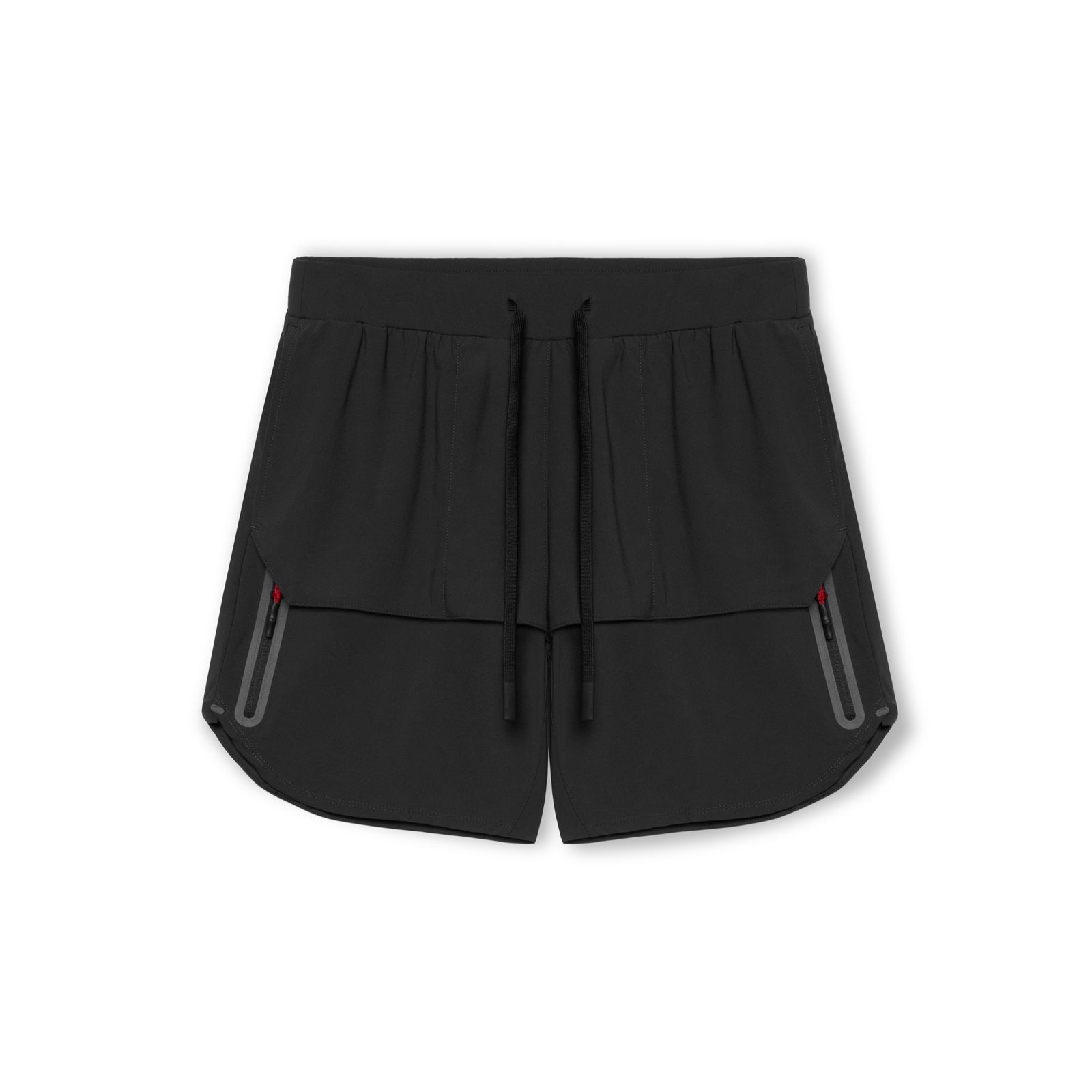 Men's Training Shorts – Breathable Lightweight Fabric – Relaxed Fit – Zipper Pockets