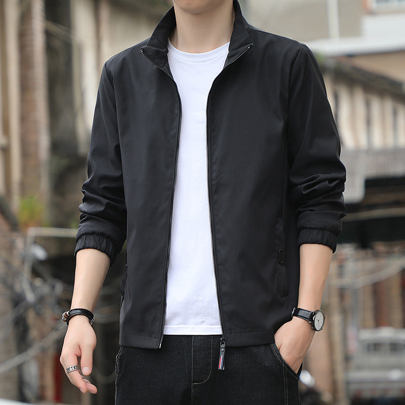 Light Breathable Slim Fit Stand Collar Jacket