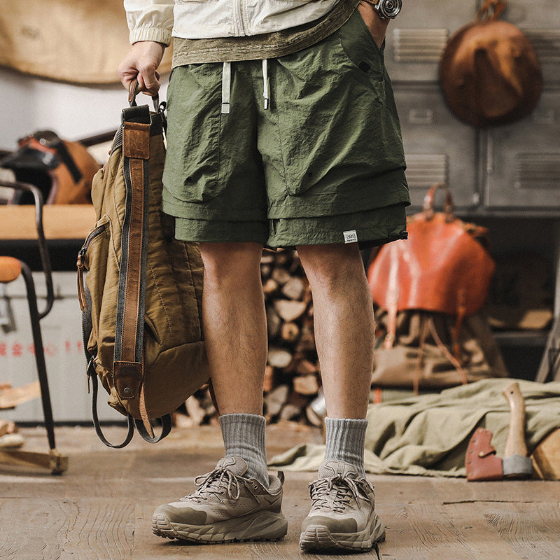 Quick-Drying Relaxed Fit Cargo Shorts