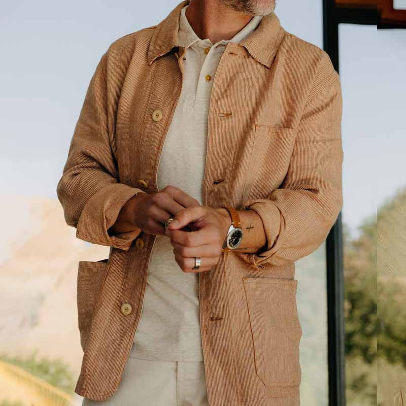 Corduroy Relaxed Fit Patch Pocket Jacket