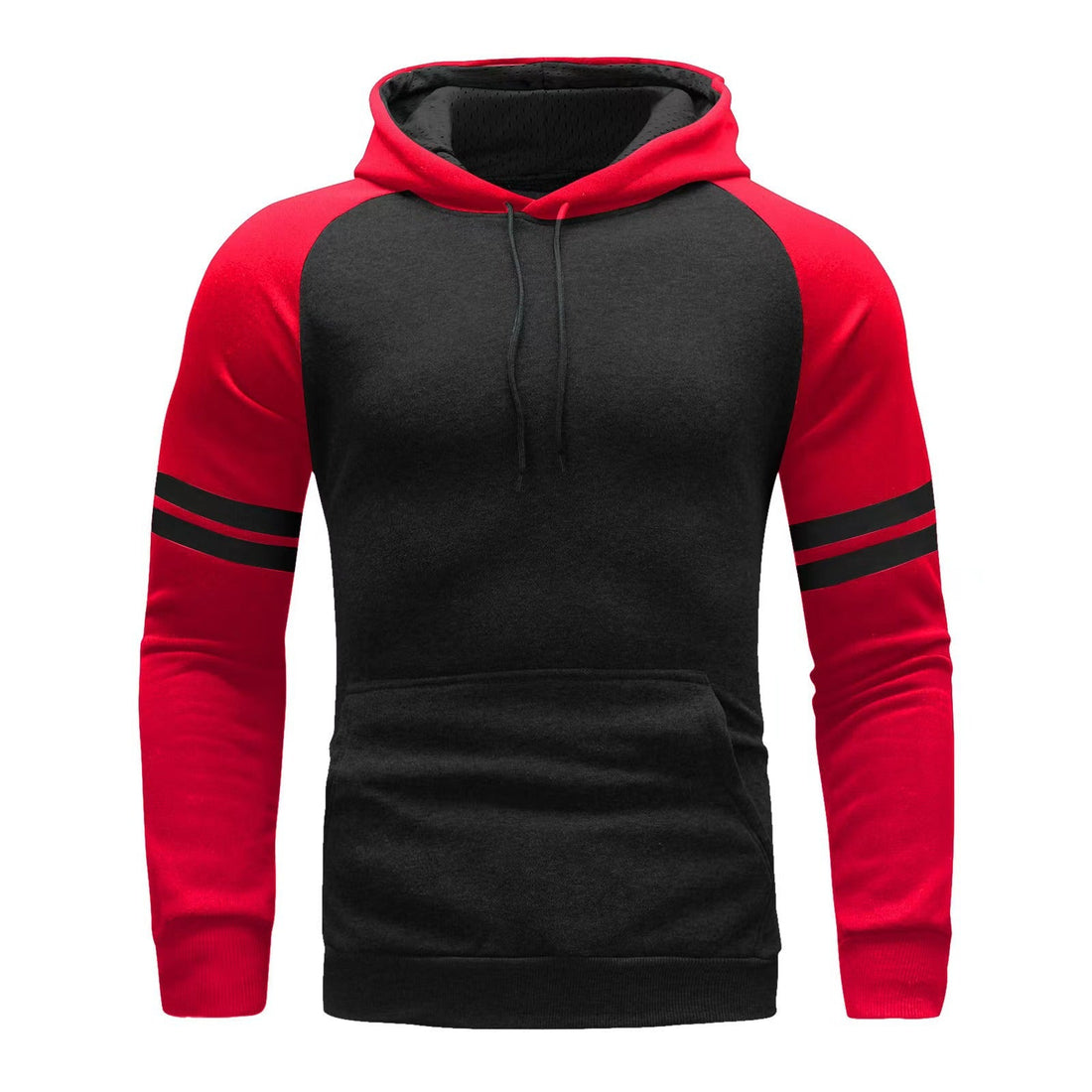 Regular Fit Raglan Sleeve Hooded Sweatshirt