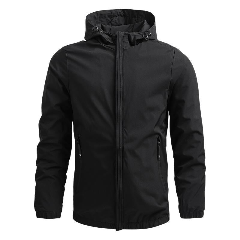 Water-Resistant Windproof Regular Fit Hooded Jacket