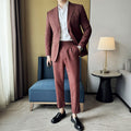 Men's Blazer – Slim Fit – Cotton Linen Mix – Single Breasted – Notched Lapel