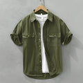 Men's Shirt – Heavy Cotton – Relaxed Fit – Short Sleeves Work Style