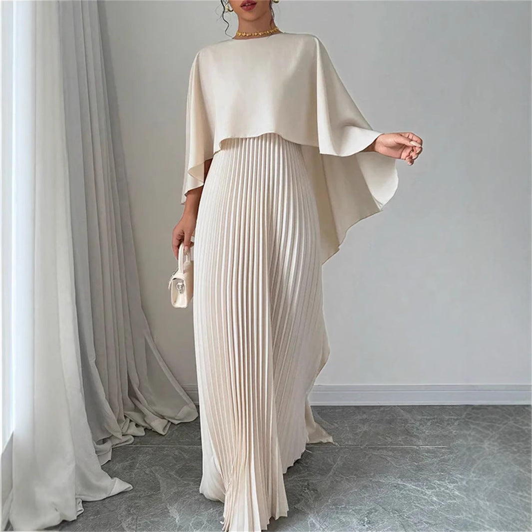 Airy Fit Batwing Sleeves Maxi Dress