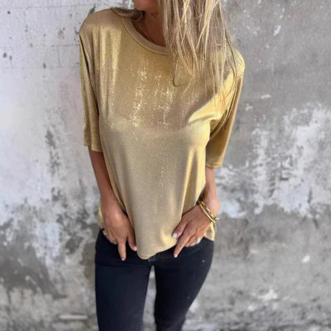 Lightweight Flowy Relaxed Fit Blouse
