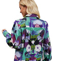 Women's Shirt – Relaxed Fit – Long Sleeve – Light Cotton – Floral Print