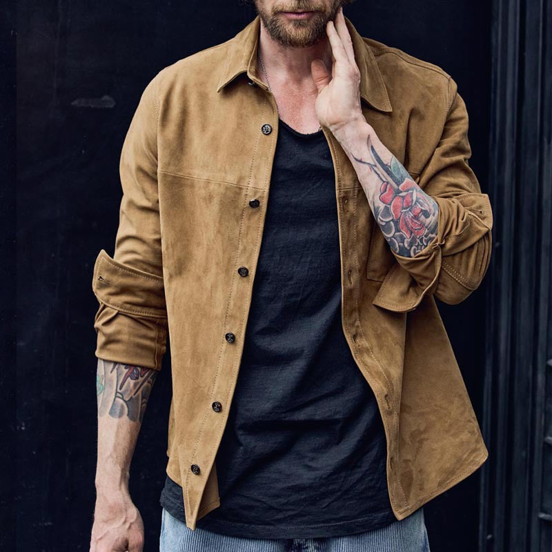 Brushed Relaxed Fit Utility Jacket