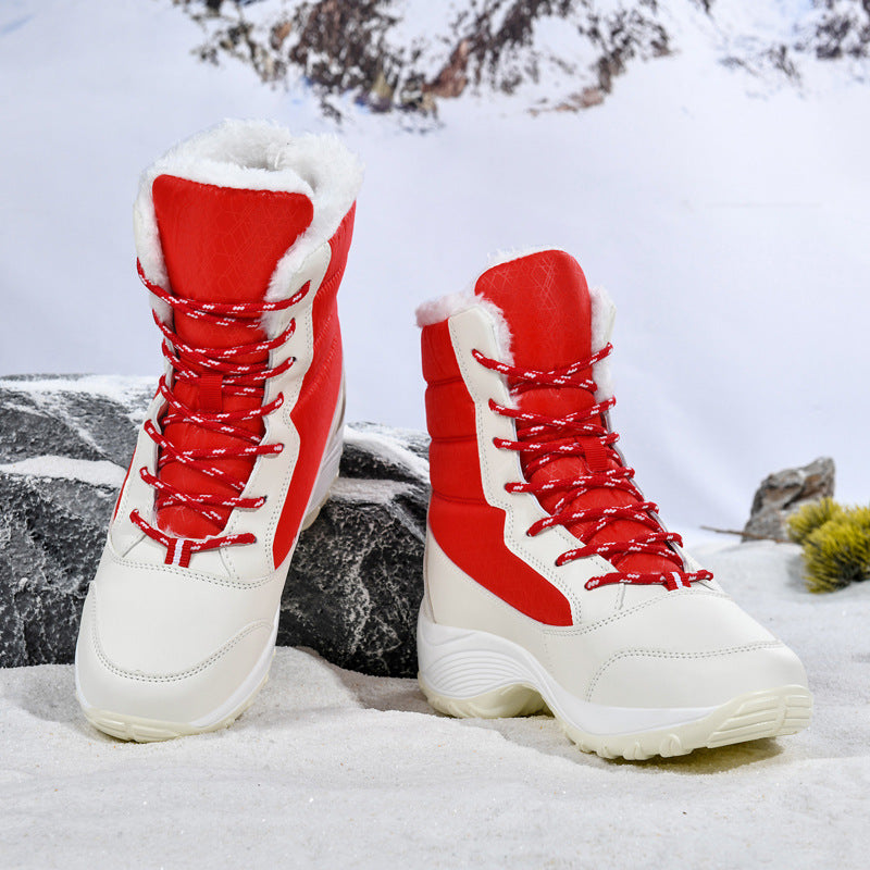 Plush Lined High-Top Snow Boots