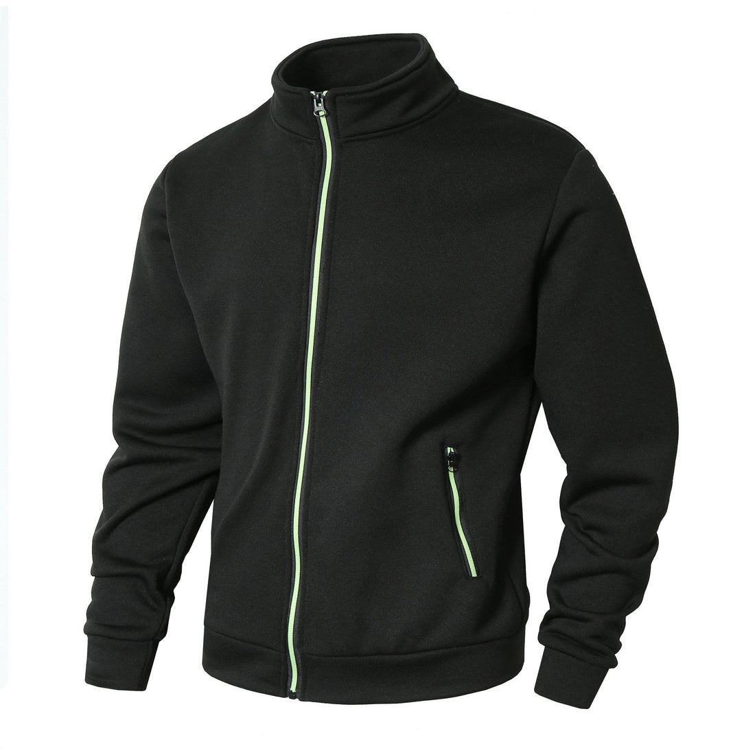 Fleece Lined Regular Fit Zipper Jacket