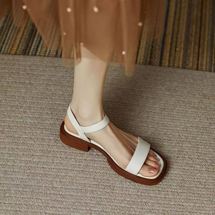 Comfort Fit Adjustable Strap Flat Sandals