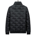 Men's Down Jacket – Relaxed Fit – Lightweight Padded – Stand Collar – Hip Length