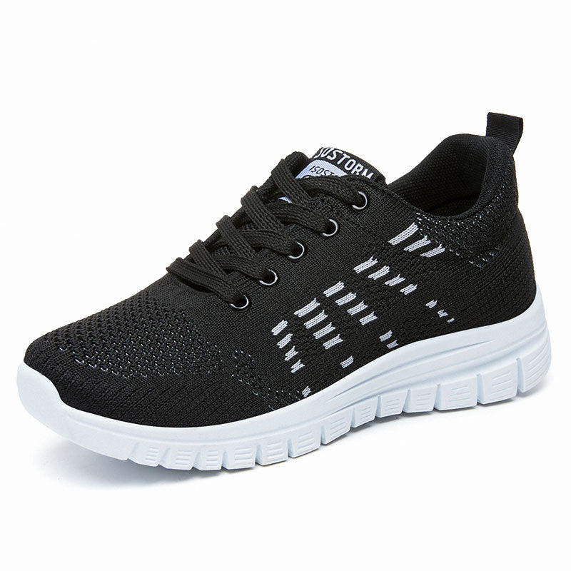 Women's Sneakers – Breathable Knit – Lightweight Fit – Shock-Absorbing Sole