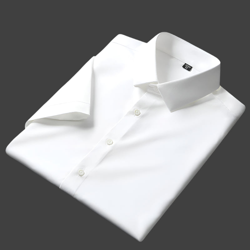 Breathable Wrinkle-Resistant Cotton Slim Fit Shirt
