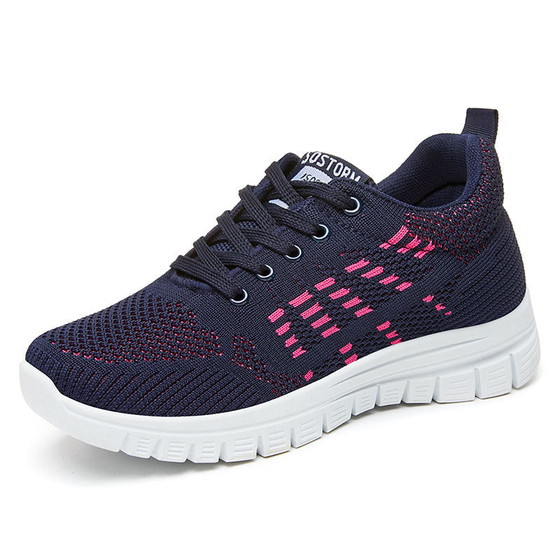 Women's Sneakers – Breathable Knit – Lightweight Fit – Shock-Absorbing Sole