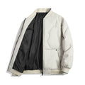 Men's Jacket – Padded Quilted Design – Regular Fit – Ribbed Edges – Zipper Closure