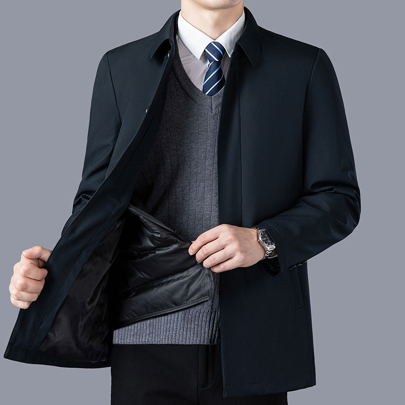 Classic Tailored Fit Wool Blend Blazer