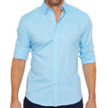 Men's Shirt – Slim Fit – Breathable Blend – Zipper Closure – Smart Casual