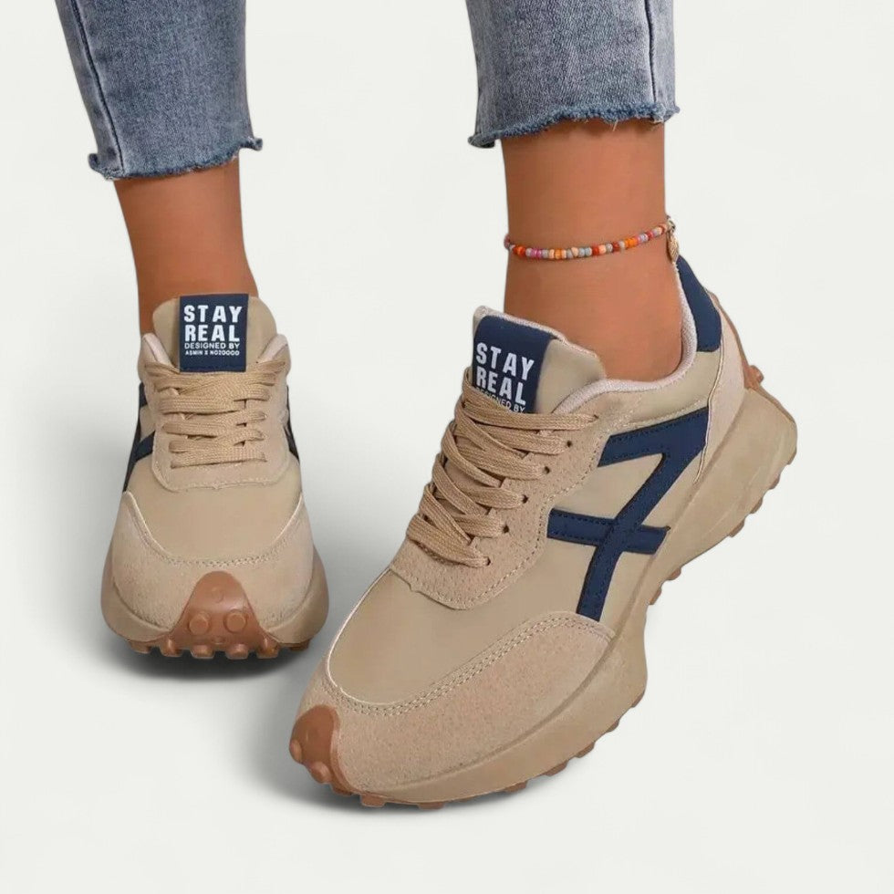 Low-Top Textile and Suede Sneakers