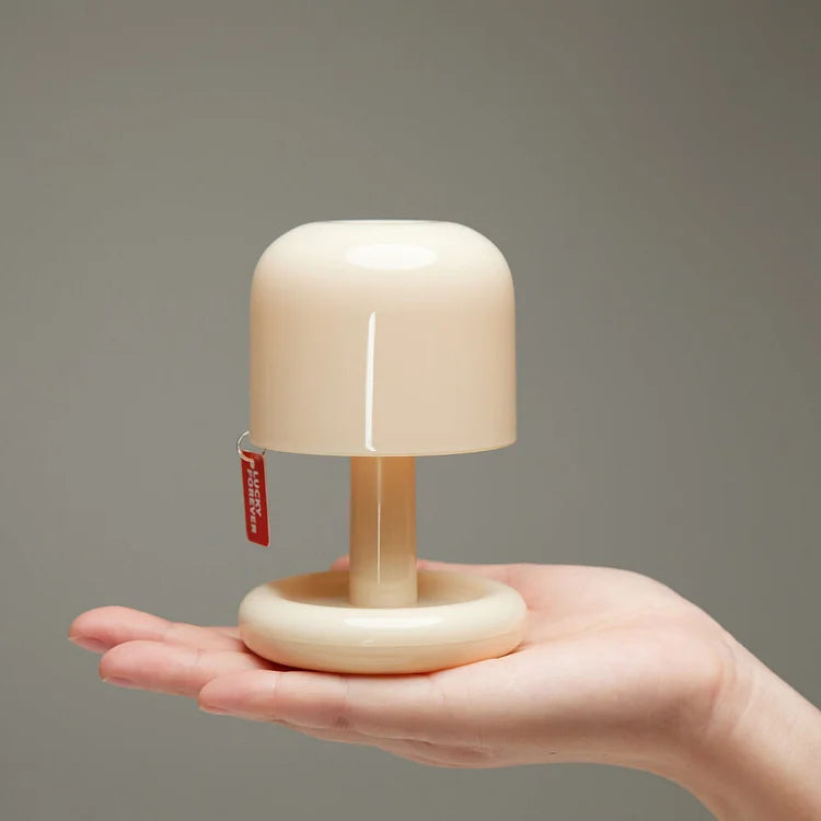 Minimalist Portable Mushroom Shade Mini Table Lamp