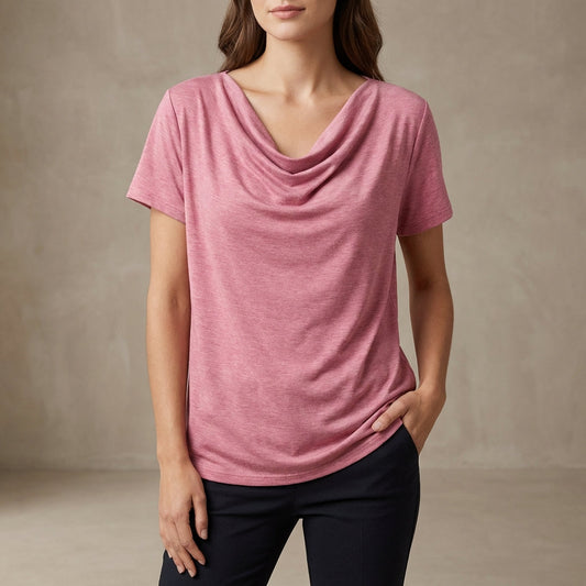 Isla Relaxed Fit Top | Short Sleeve Solid Top