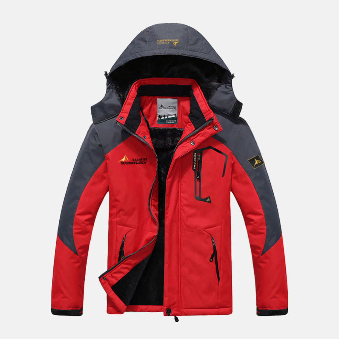 Relaxed Fit Woven Shell Hooded Jacket