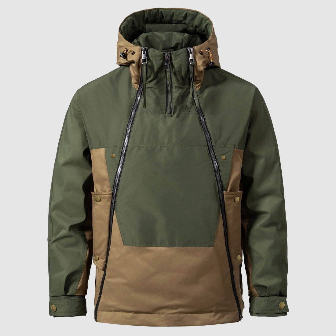 Windproof Water-Resistant Hooded Down Jacket