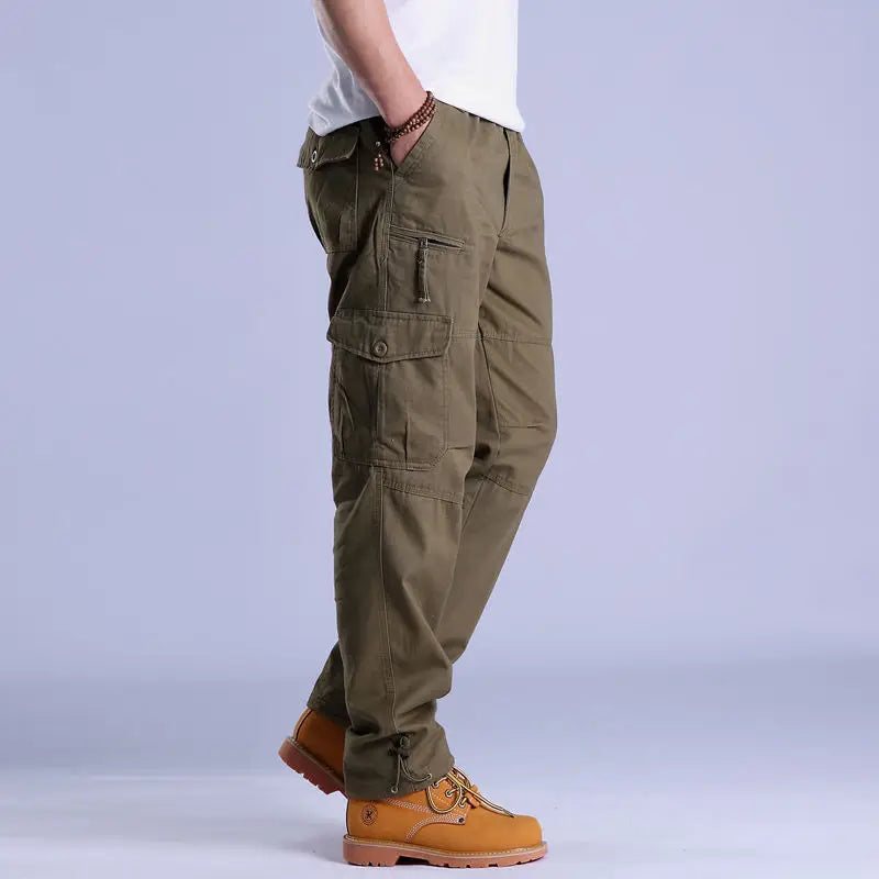 Relaxed Fit Straight Leg Cargo Pants