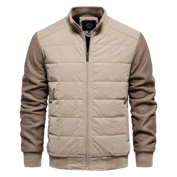 Quilted Slim Fit Hybrid Knit Jacket