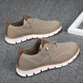 Men's Sneakers - Breathable Knit - Lightweight Rubber Sole - Lace-up Closure Comfort