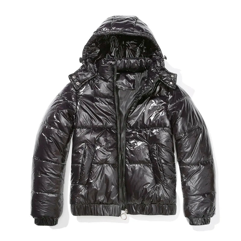 Quilted Relaxed Fit Hooded Puffer Jacket