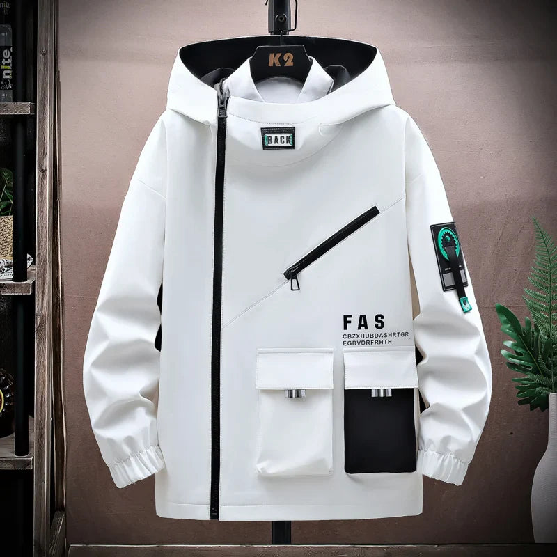 Water-Resistant Multi Pocket Hooded Jacket