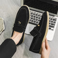 Men's Loafers – Suede – Slip-on Design – Rubber Sole – Minimalist Smart-Casual