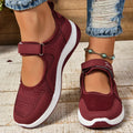 Women's Sneakers - Breathable Mesh - Adjustable Strap - Comfortable Sole for Everyday