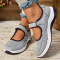 Women's Sneakers - Breathable Mesh - Adjustable Strap - Comfortable Sole for Everyday