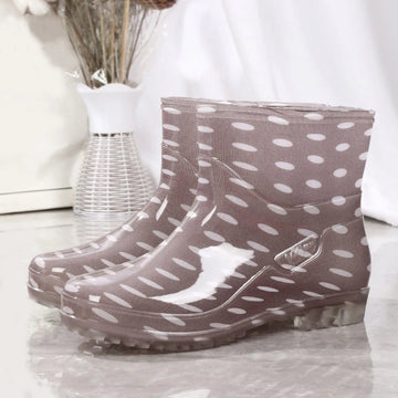 Waterproof Slip-On Grip Sole Wellington Boots