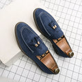 Men's Moccasins – Suede – Classic Fit – Slipper Style with Tassels – Elegant Slip-on