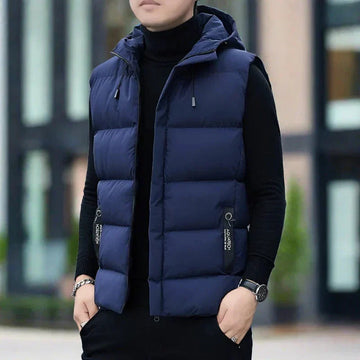 Quilted Hooded Insulated Vest