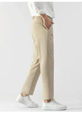 Men's Trousers – Slim Fit – Lightweight Fabric – Full Length – Business Casual