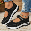 Women's Sneakers - Breathable Mesh - Adjustable Strap - Comfortable Sole for Everyday