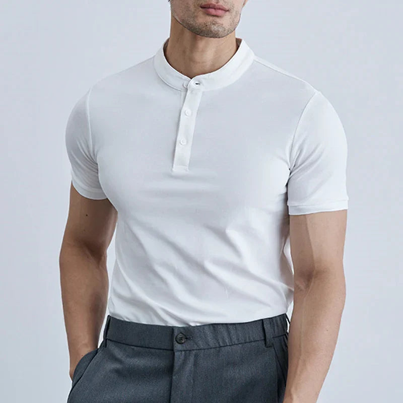 Herre T-shirt – Slim Fit – Let Bomuld – Krave – Korte Ærmer Casual Stil