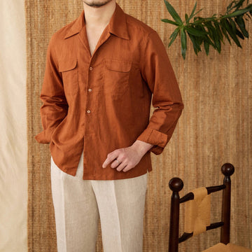 Linen Breathable Relaxed Fit Shirt